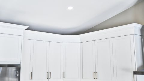 4” LED pot-lights in kitchen.