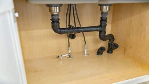Shut-off valves under all sinks and hose bibs.